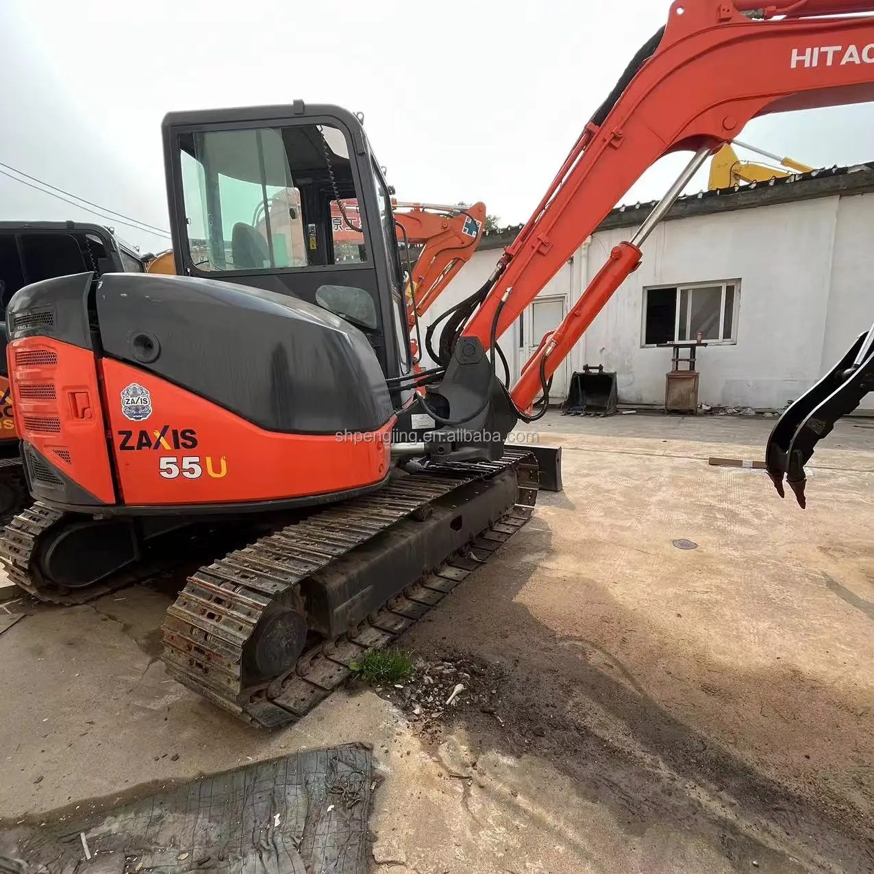Оборудование PENGJING Hitachi Zaxis 55 Япония использованное 5 тонн zx55 zx55u zx55us мини-экскаватор резиновый гусеничный экскаватор для продажи