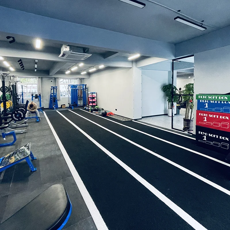 Gym Flooring Turf Pull Sled Turf Meter Marked Gym Artificial Grass