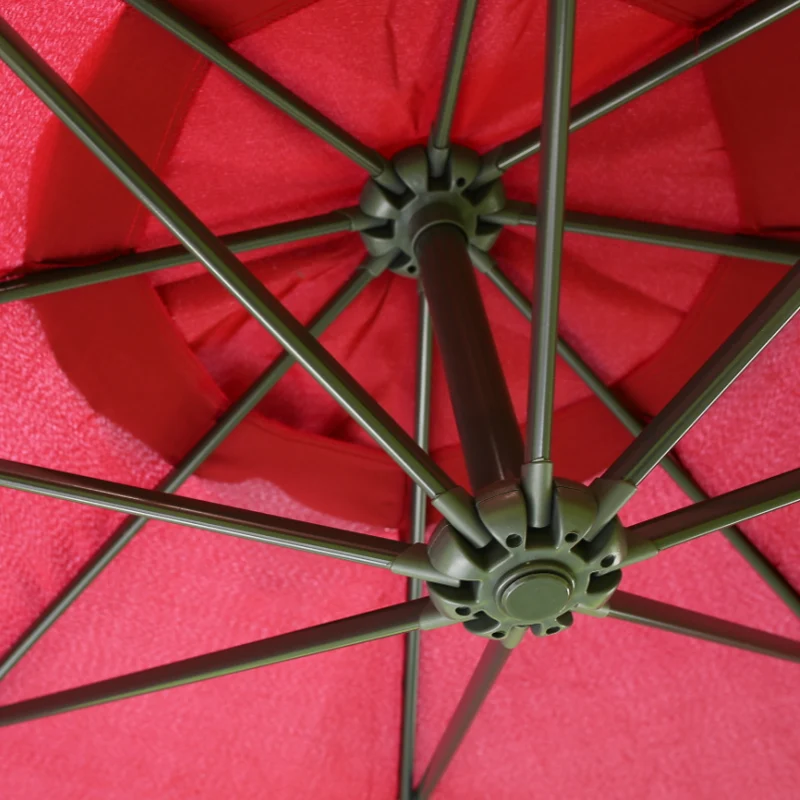 banana umbrella outdoor hanging waterproof cantilever garden beach patio sun canvas parasol iron restaurant umbrella