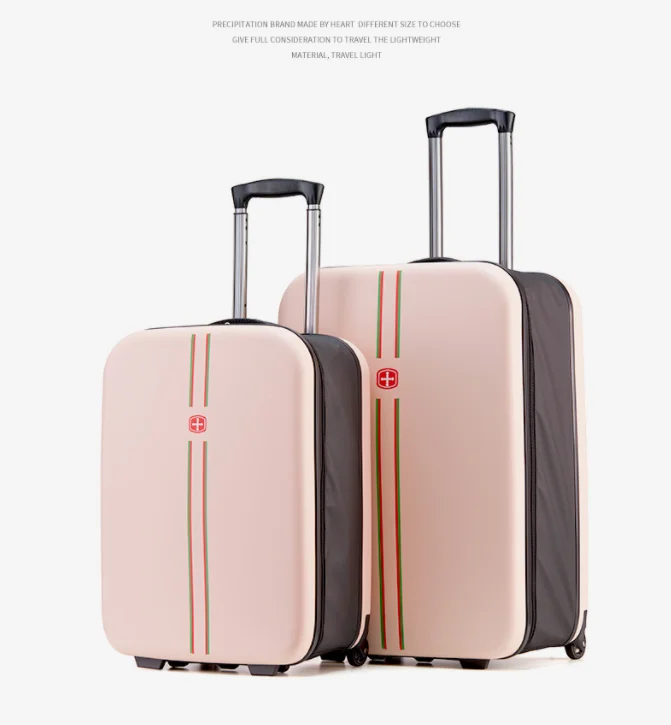 New ALL PASS 2022 Folding Suitcase Women's Suitcase Landing Case 20" Men's Portable Travel Suitcase 24" Custom
