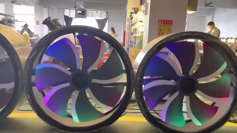 Lotus Professional 1M aircraft engine fan light with DMX512 for Stage DJ Disco bar Studio Performance