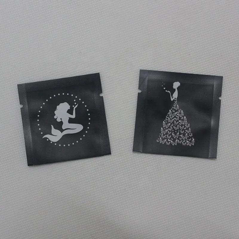 Custom logo print small ziplock biodegradable plastic pill bag