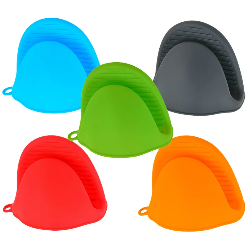 Silicone Oven Mitts Heat Resistant Microwave Cooking Baking Tools Kitchen Accessory Skid Pinch Grips Gloves Silicone Pot Holder