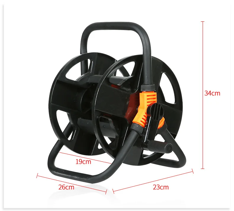Car Wash Hose Storage Rack Wound 20m Pipe Winder Plate Pipe Rack Reel Hose Garden Watering Pipe Spooler