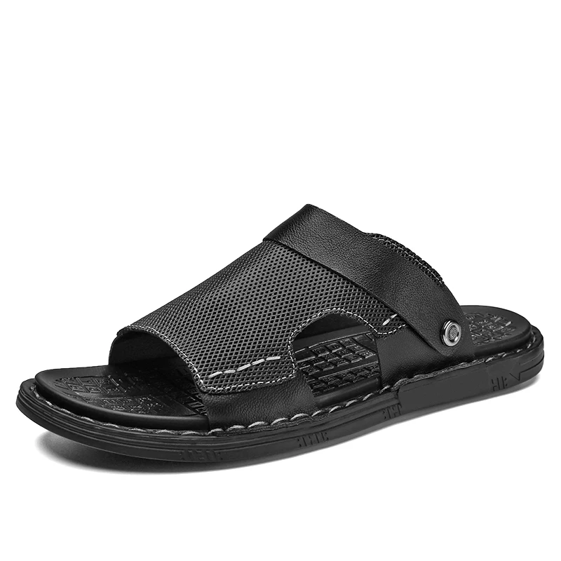 
Guaranteed Quality Proper Price Wholesale Super Fiber Leather Casual Handmade Sandals 