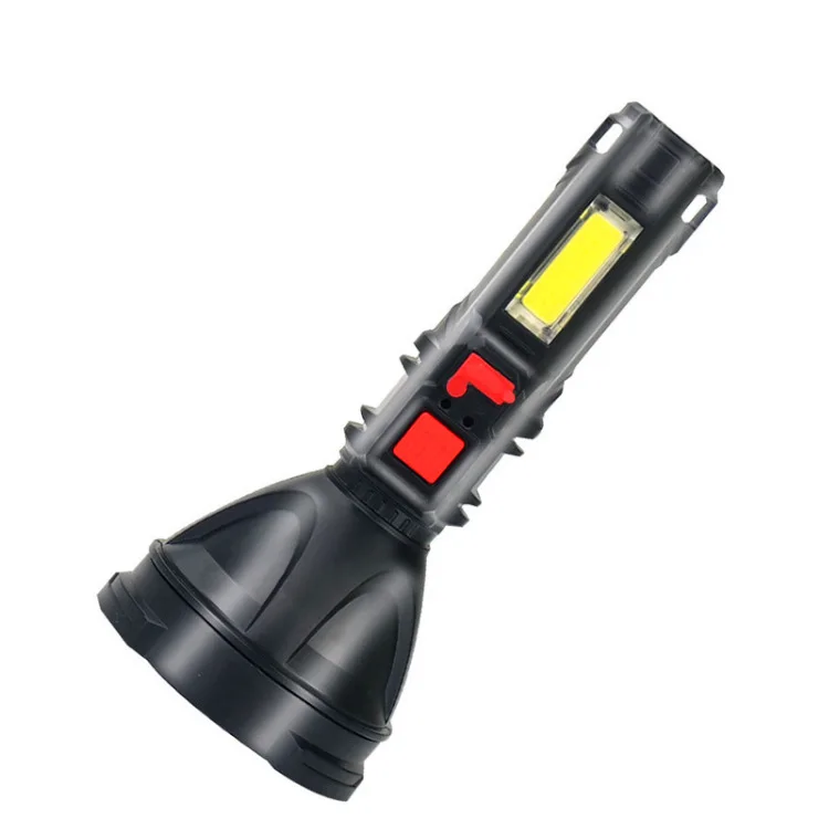 Мини портативный фонарь с высокими люменами зарядка через USB встроенный аккумулятор освещение фонарь рабочий свет COB боковой Дальний Фонарик