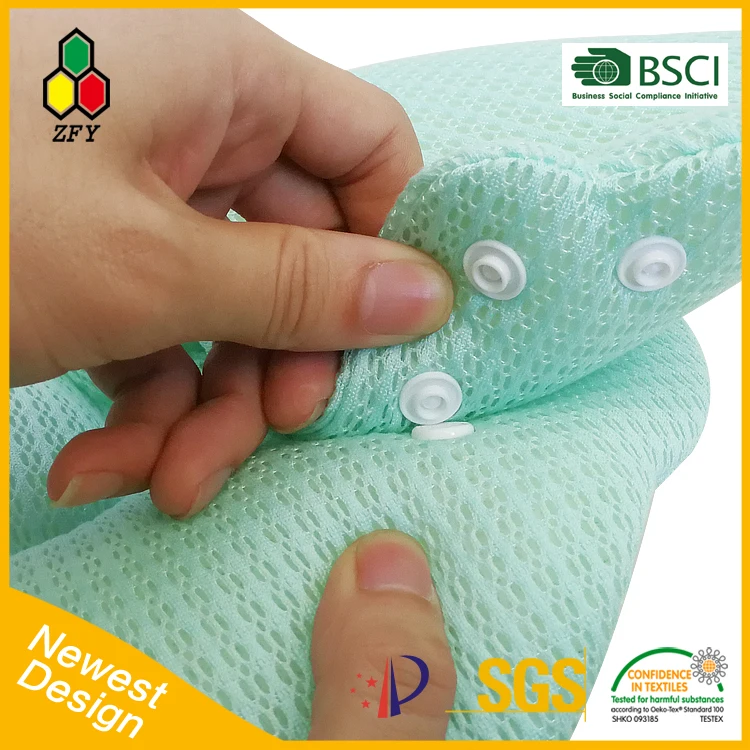 Soft Tencel Breathable 3D Air Mesh Height Adjustable Baby Sleep Pillow For Summer