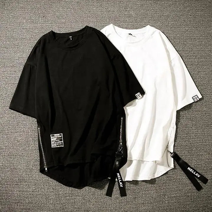 Свободная Повседневная футболка в стиле хип-хоп уличная одежда стильная большого размера