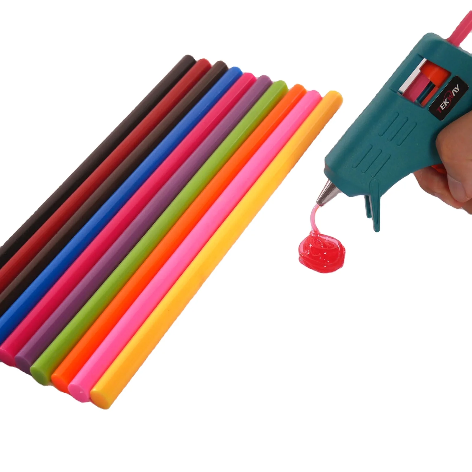 colours Non-toxic, harmless and non-irritating 7mm/11mm glue sticks  with the glue gun using in the home and the school
