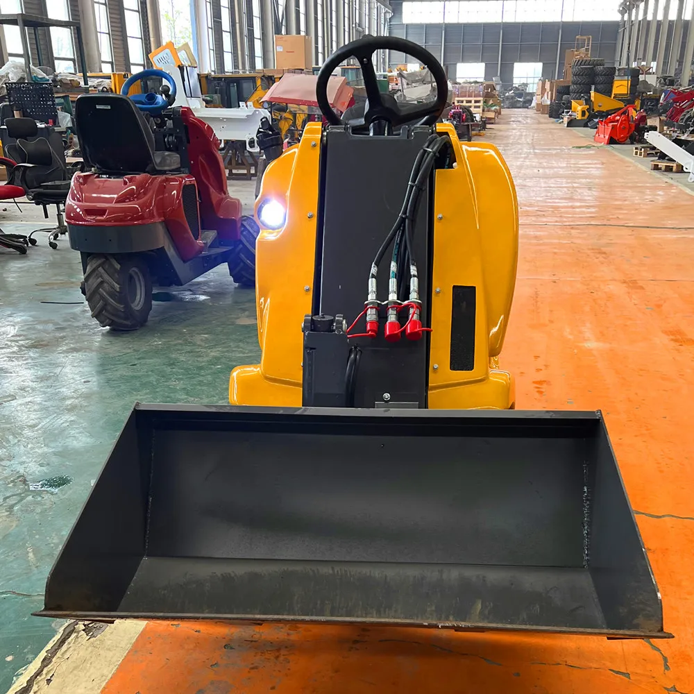 For Planting Tree and Cleaning at Garden Mini Wheel Loader for Sale 2023 Factory Hot Sale 4 WD Luxury Water 500 Hydrostatic 4wd