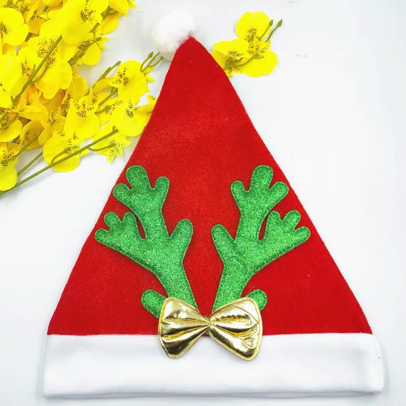 Christmas decorations Antler Adult children Santa hat  party dress up Christmas hats for adults party hats
