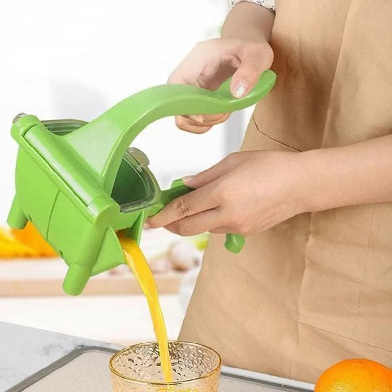 Plastic Manual Carrot Citrus Hand Blender  Juice Press Orange Fruit Lemon Squeezer Juicer Manually