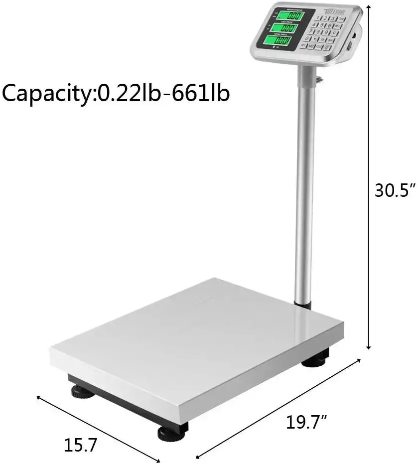 TCS Bench Scale Manufacturer Digital TCS Electronic Platform Scale 300kg