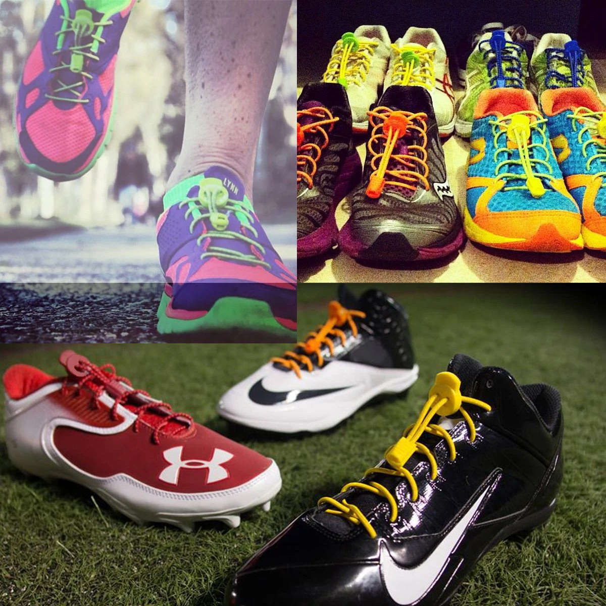 2024 No Tie Shoe Laces Press Lock Shoelaces Without Ties Elastic Laces for Kids Adult Sneaker