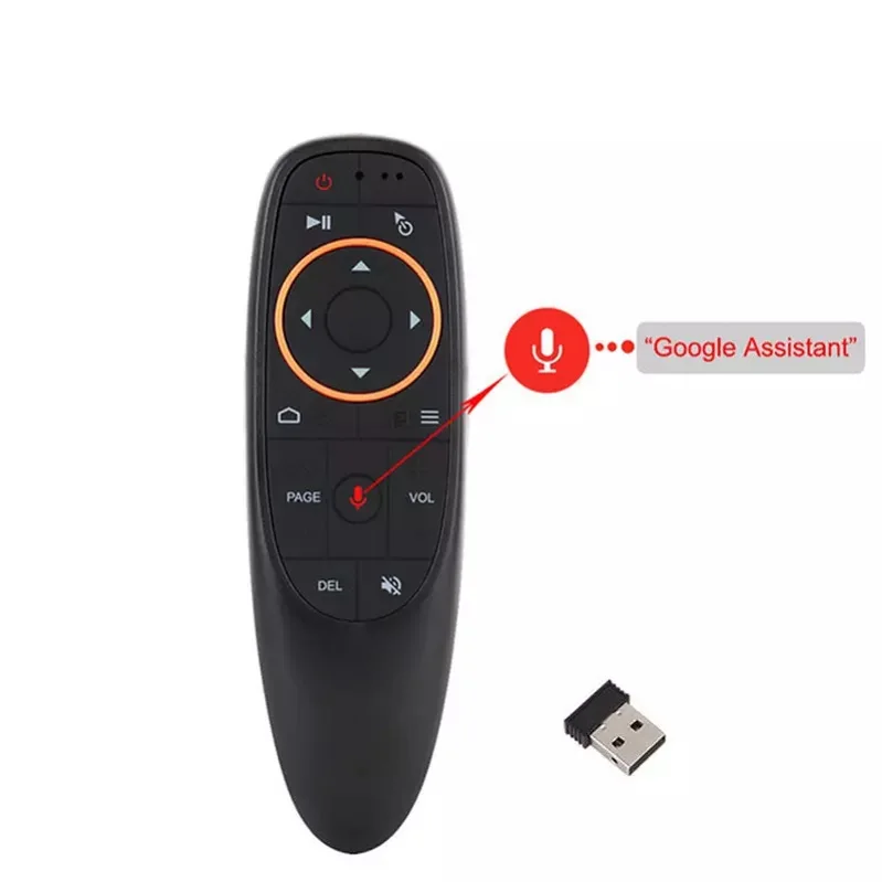 G10S 2.4G RF Wireless Gyro Voice Remote Control for Android TV Box Smart TV