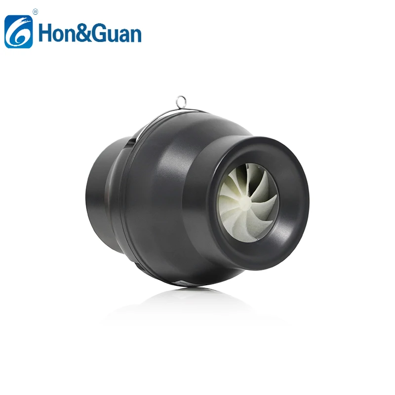 Hon&Guan new design HR-100AE turbine exhaust fan 4 inch turbo inline fan