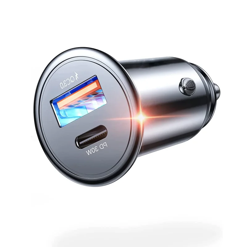 Pd45w & qc3.0 Type C Быстрая зарядка 100 Вт автомобильное зарядное устройство Usb 67 5 адаптер для прикуривателя Зарядное