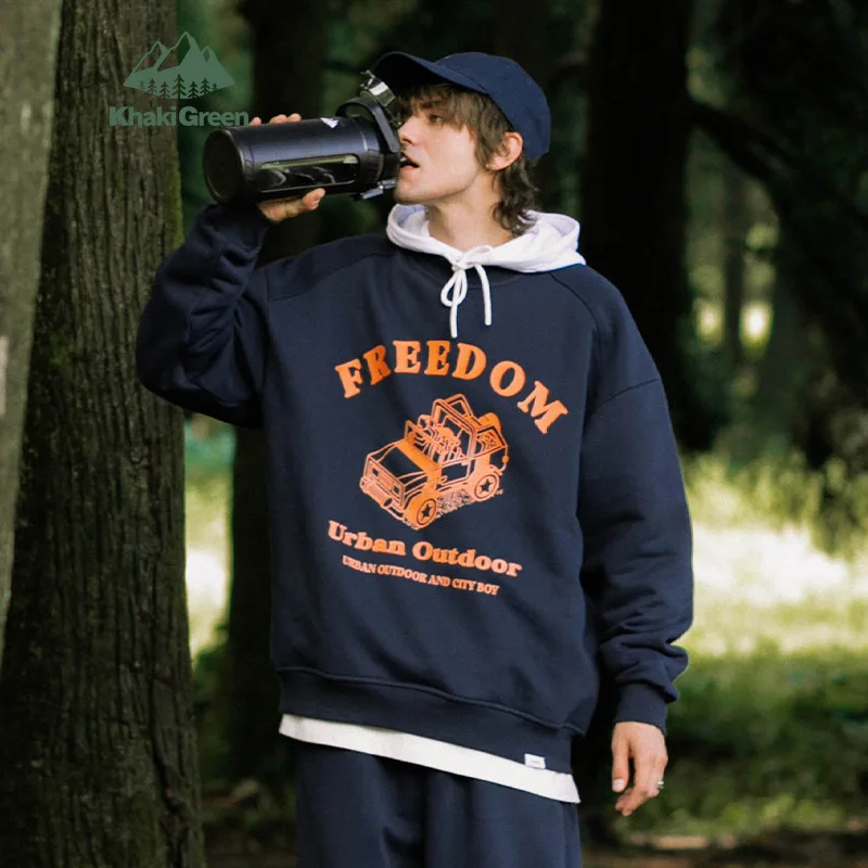 400g Hoody Thermochromic Ink Fabric Printing Custom Crew Neck Vintage Sweatshirt Fleece Unisex Heavy Sweatshirt Custom Logo