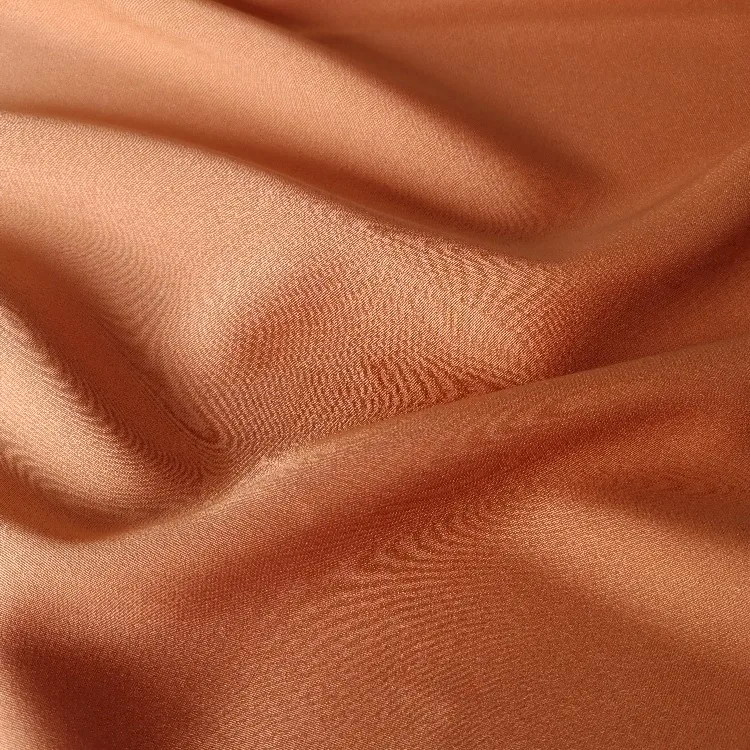 
wholesale 19 mm high quality CDC plain dyed Washable Stretch Silk Fabric 