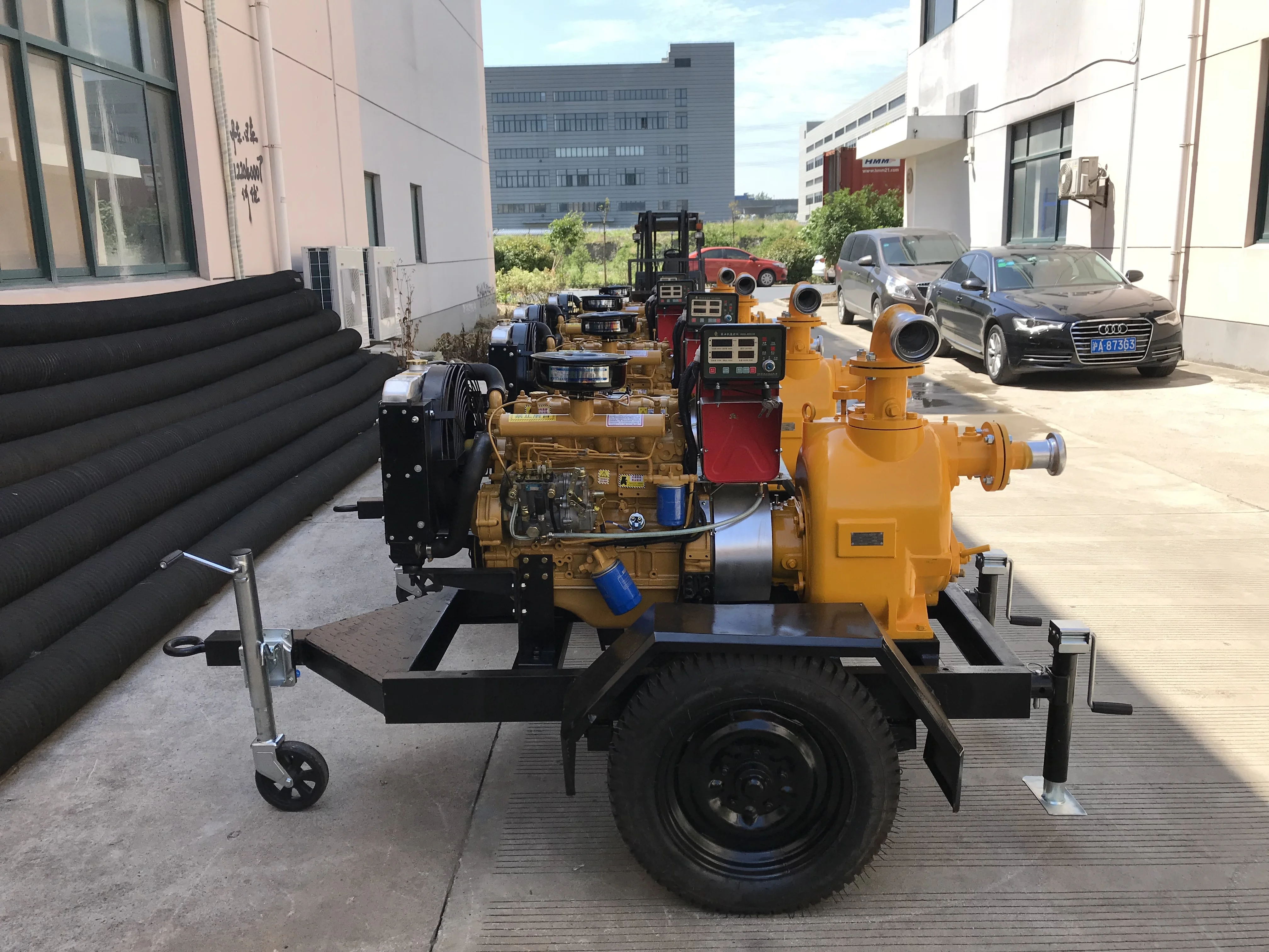 Super T Series 6 inch Mobile Diesel Engine Self Priming Waste Water Pump