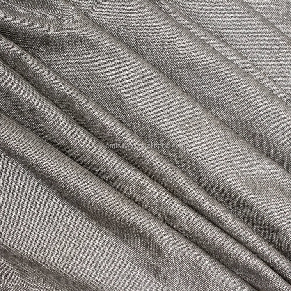 BLOCK EMF 100% Nano Silver Fiber Electromagnetic Anti Radiation Fabric For RFID Clothes