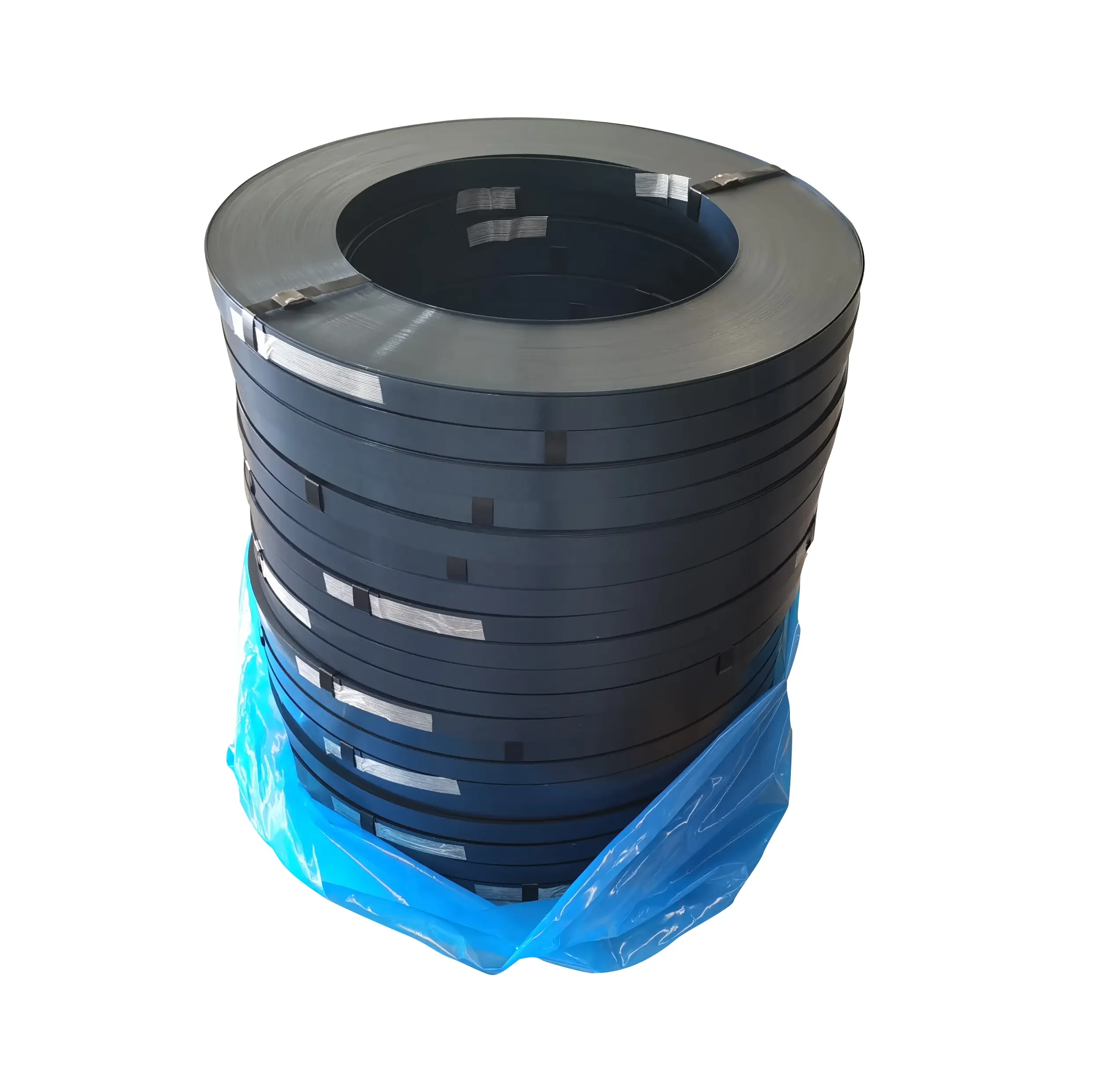 High tensile blue steel strapping best quality packing steel strap bluing steel strapping