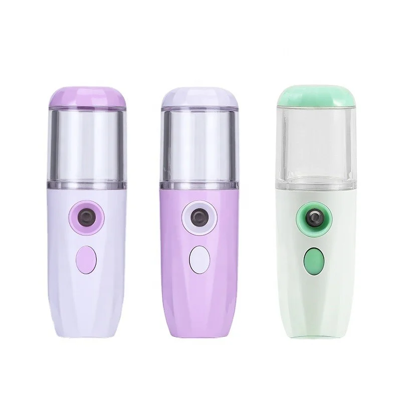 usb charge portable facial sprayer mister alcohol  air blast orchard face atomization 3 in1 beauty humidifier nano mist sprayer