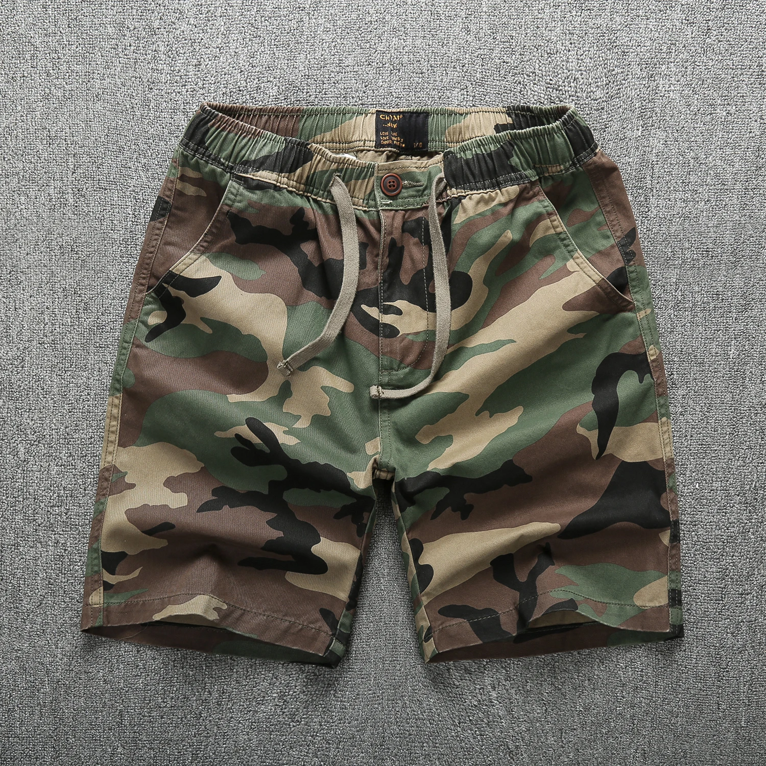 New Cargo Shorts Men Summer Casual Style Multi-pocket Shorts Custom Camouflage Shorts