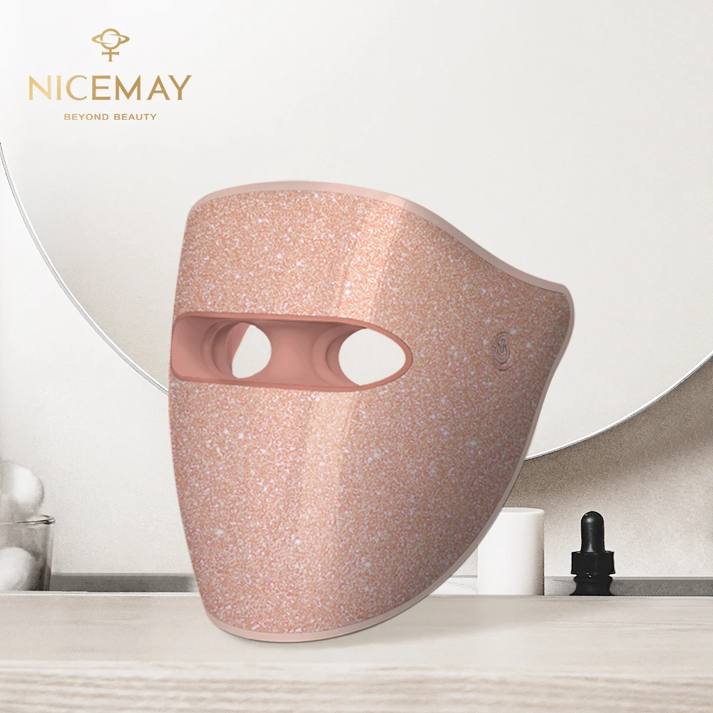 OEM ODM Private Label 3 Color Photon LED Light Therapy Daily Care Facial Machine Facial Mask Anti Acne SPA Home Skin Care Tool