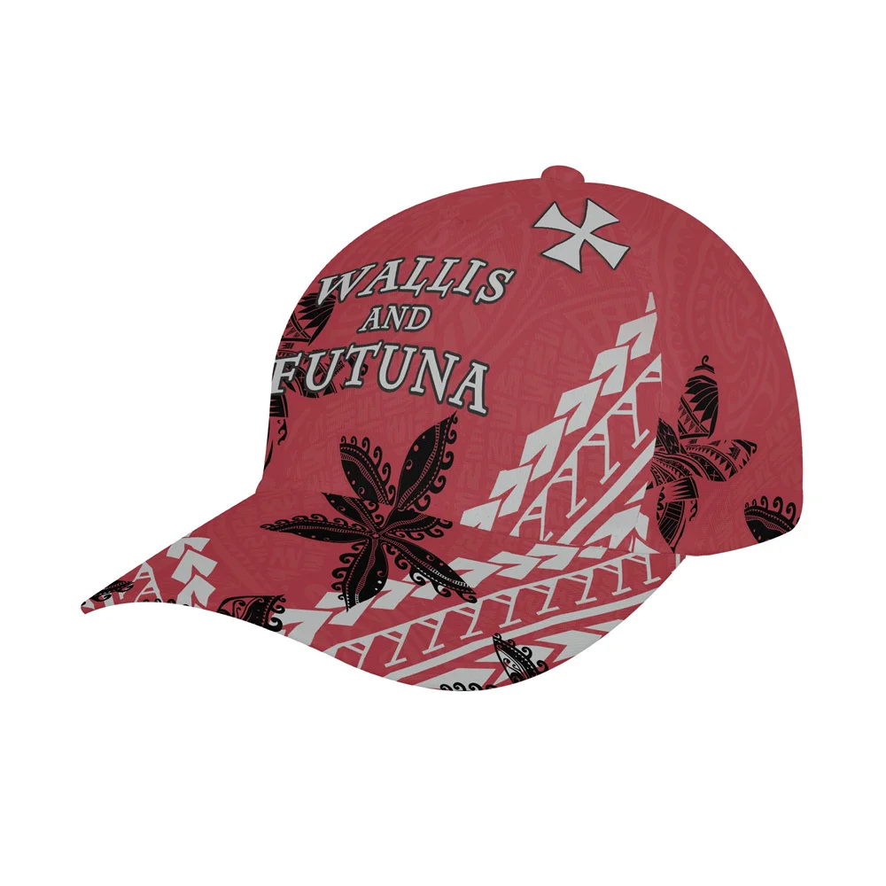 Sublimation Print Special Design Hat Bohemian Boho Wallis And Futuna Floral Print Custom Cap Sport Baseball  Outdoor Running Hat