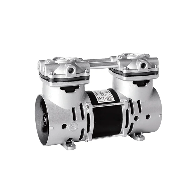 AC-220V/60HZ 255W Высокое качество ультра воздушный компрессор безмасляный бесшумный воздушный компрессор вакуумный насос