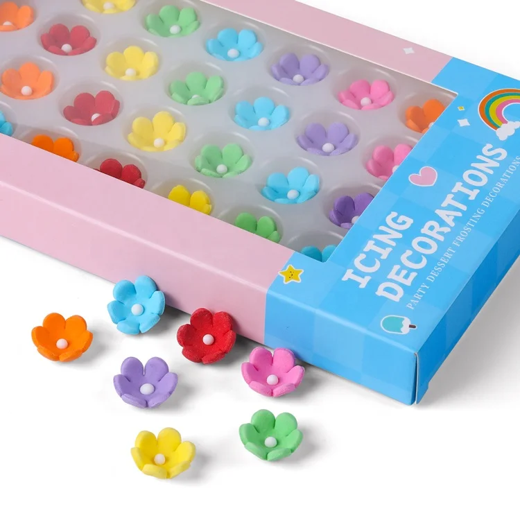Edible Daisy Sugar Sprinkles Flowers Baking Decorate Cake Decoraionts Sprinkles Edible Candy for Girls Cake Decorations