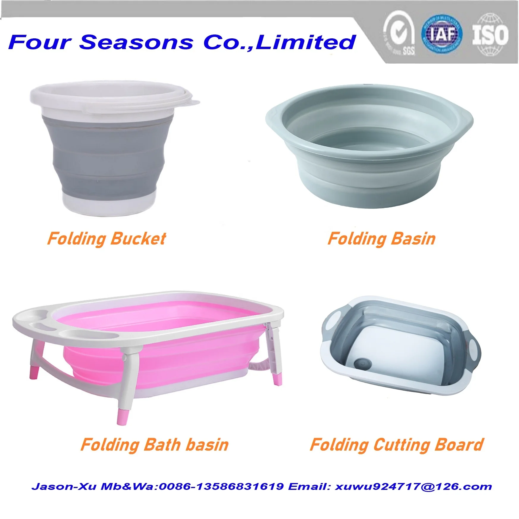 Складная Силиконовая раковина для стирки