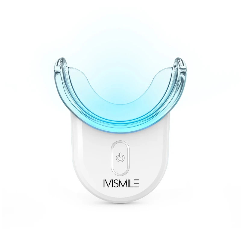 2024 IVISMILE Oral Fresh Mint Sensitivity Free Teeth Whitening Kit With 32 LED Whitening Blue Light OEM ODM