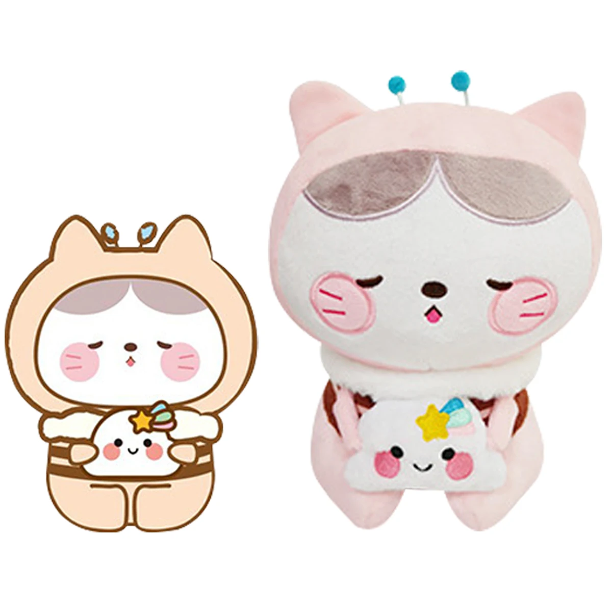 CustomPlushMaker Cartoon Stuffed Plush Toy Soft mini stuffed animal pig dinosaur elephant panda teddy bear plush toys custom