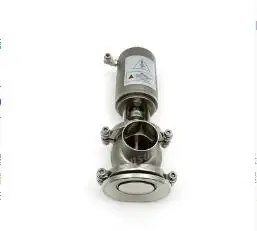 Sanitary Stainless Steel 90 Degree Angle Single Seat Tank Bottom Valve
