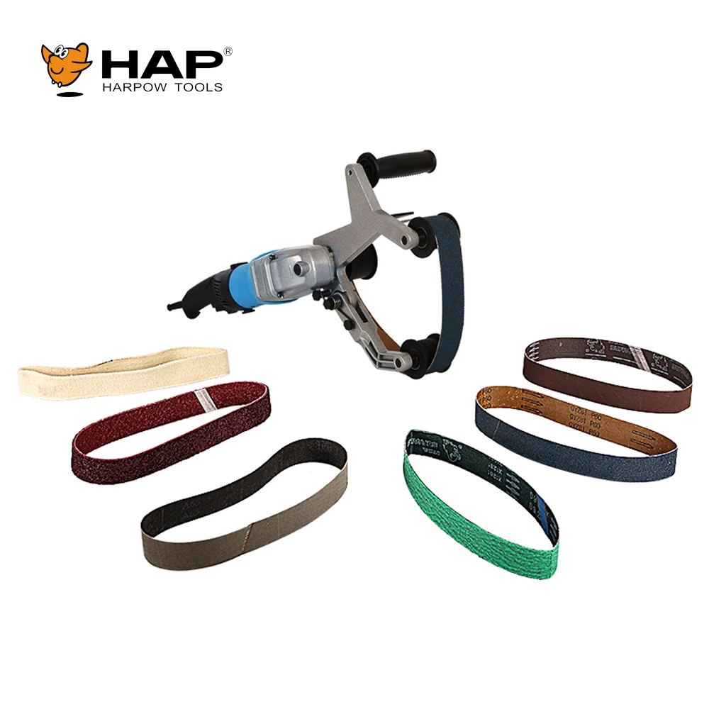 New Type Pipe Belt Polishing Machine Steel Belt Sander 800w Wood Floor Sander Burnish Polishing Machine