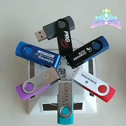 cheap price 64MB 16GB Rotating Twister swivel USB Flash memory stick pen Drive for promotion advertising gift bid exhibition