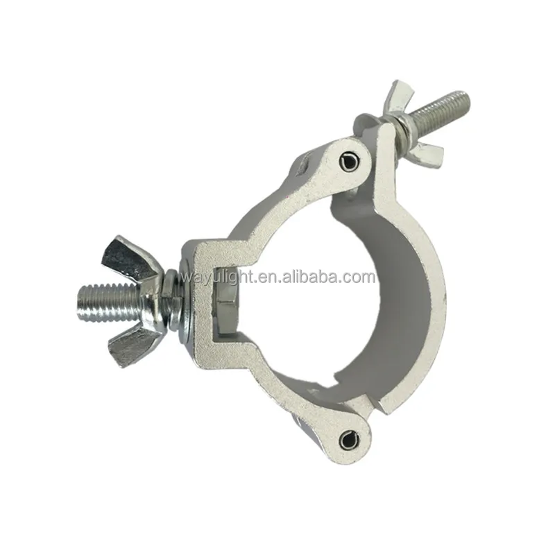 Tube 48-51mm Load 100kg Pipe Clamp Truss Hook Aluminum Stage Lighting Truss Clamp Hook Quick Panel Clamp