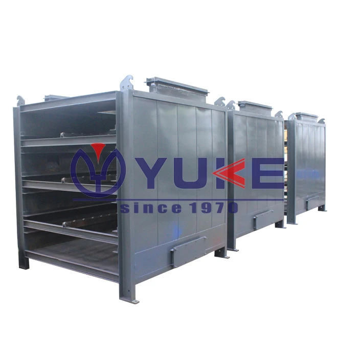 Large capacity agricultural grain seed mesh belt conveyor dryer