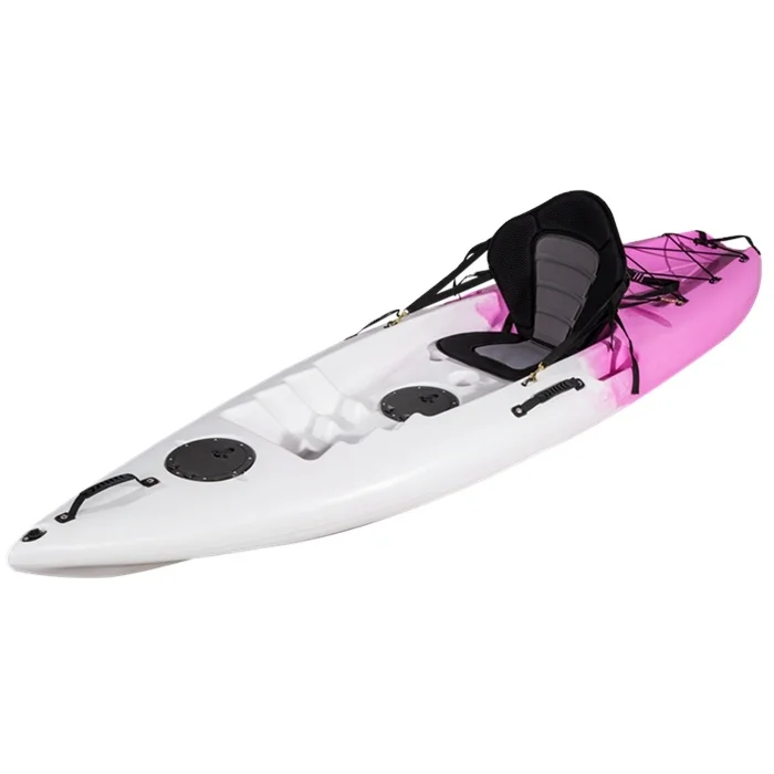 Flash canoe for lake colors customized boats kayak plastic rowing