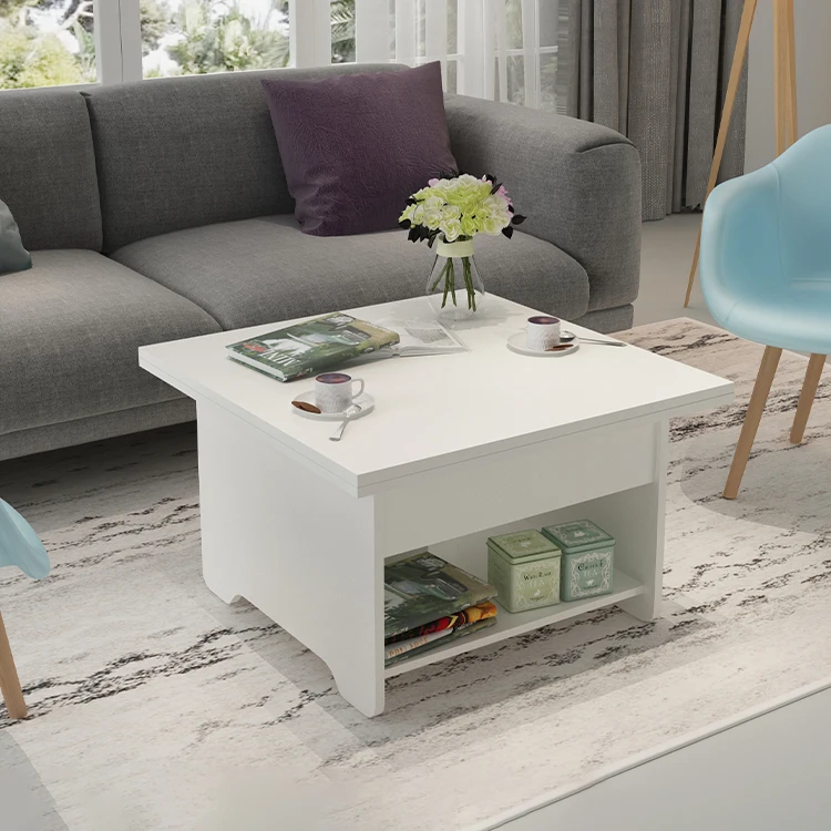 Converting Coffee to Dining Table Multifunctional Coffee Cum Dining Table Cum Coffee Table