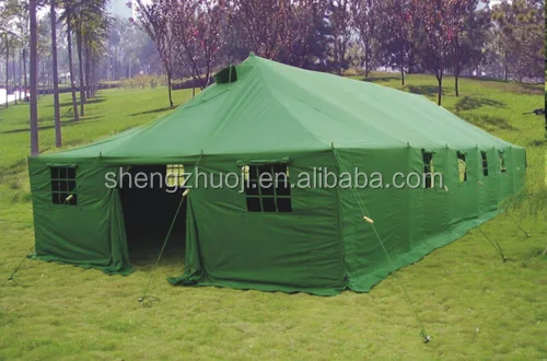 China Factory UN 20 Man Canvas Tent for Outdoor Camping and Winter Use party tent