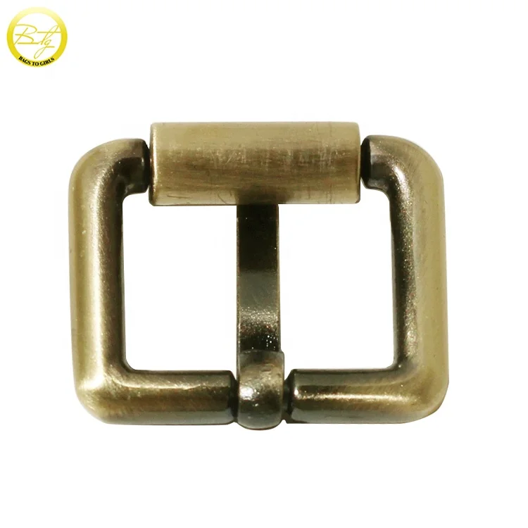 Высококачественные классические сумки с пряжкой, оптовая продажа, античные латунные роликовые ремни с пряжкой для рюкзака