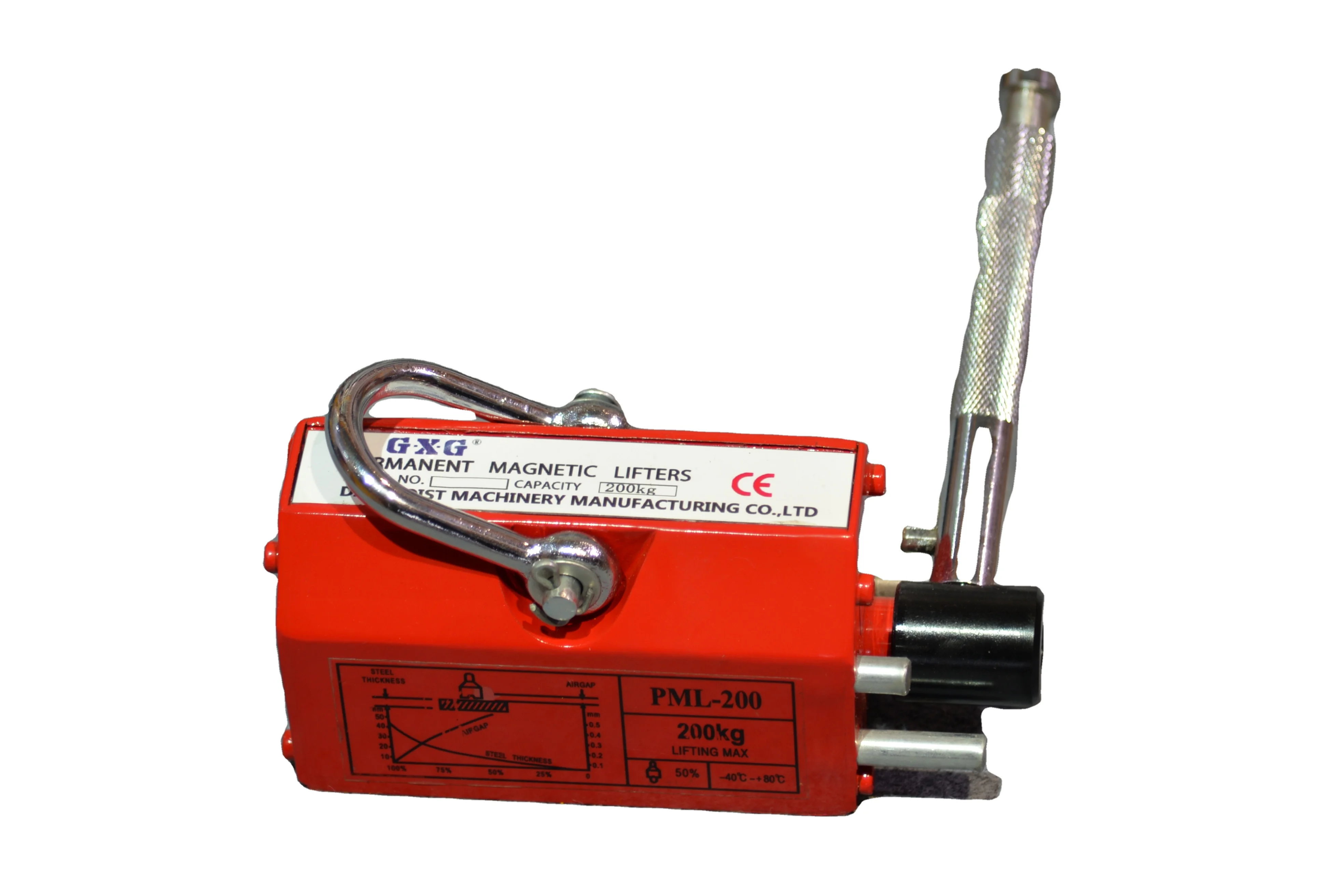 2.5 Safety Rate magnetic crane 100kg Pull Force permanent magnetic lifter