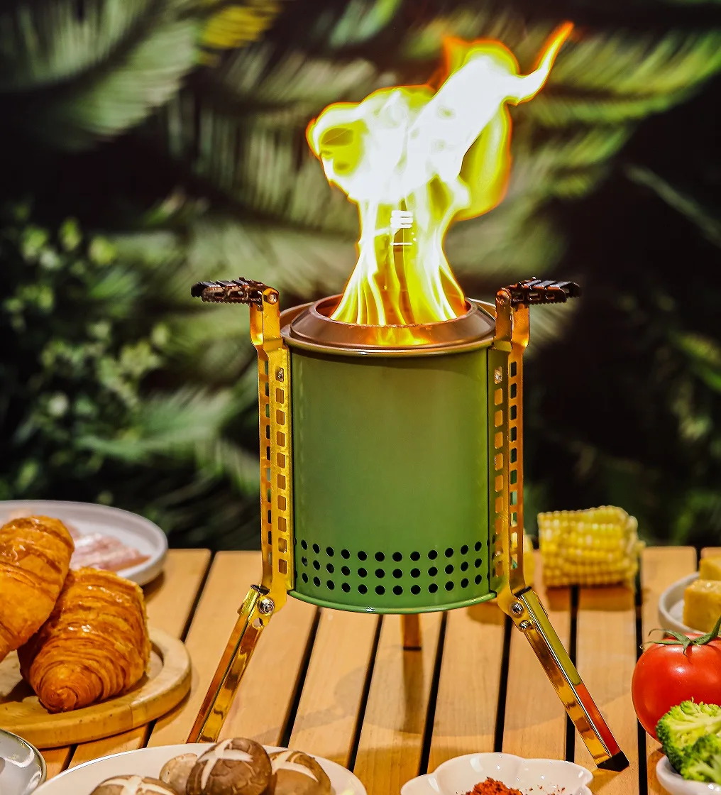 Multi fuel wood pellet camping stove cheap stove for BBQ cooking