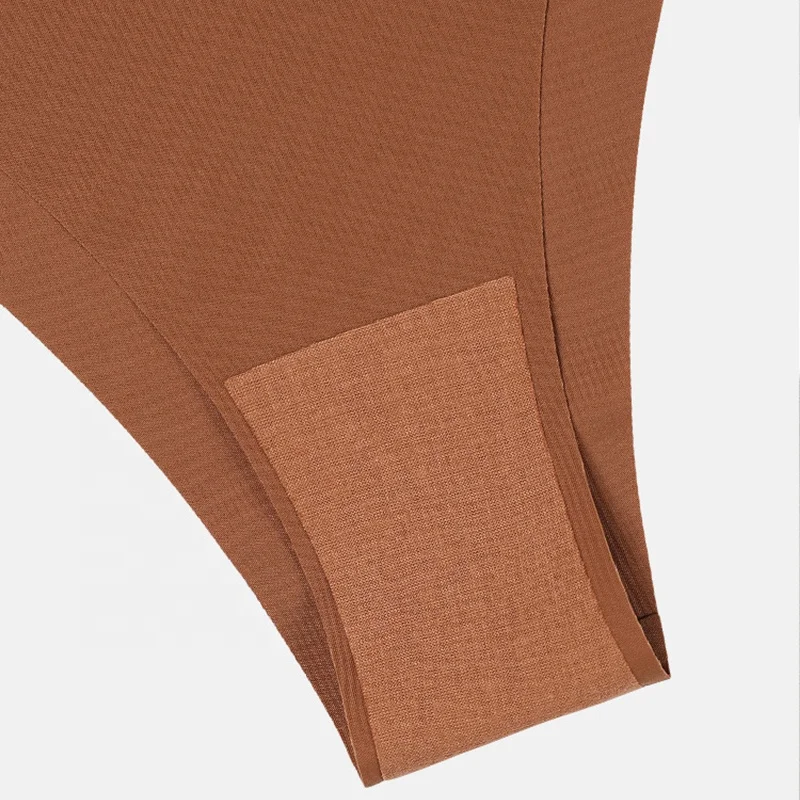 High elastic spandex breathable tangas plus size women underwear Invisible seamless ladies thongs bikini silk panty
