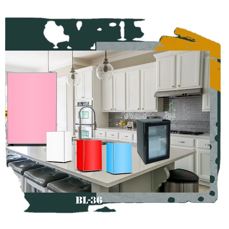 Freezers 36L Mini Fridge for Home Hotel Commercial Bar Freezer Beauty Mini Fridge and Small Mini Refrigerator