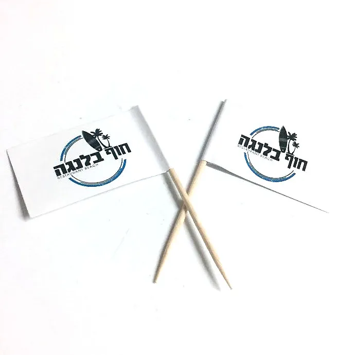 Wholesale Christmas Cake Decoration cupcake toppers Cake cup toothpick Customized Printing Cocktail Toothpick Flag