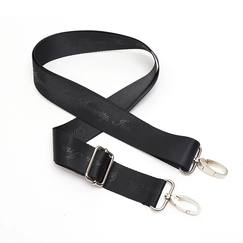 Custom design logo  bag shoulder strap Adjustable Padded Replacement Shoulder Strap with Metal Swivel Hooks for Bag Laptop